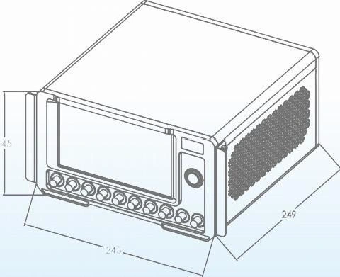 DSG800 外形尺寸图,单位 mm